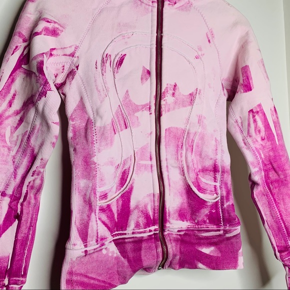 LULULEMON Jacket Special Edition Pink Tie Dye - Picture 5 of 6